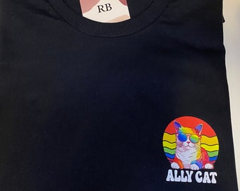 PRIDE | Ally cat tshirts.