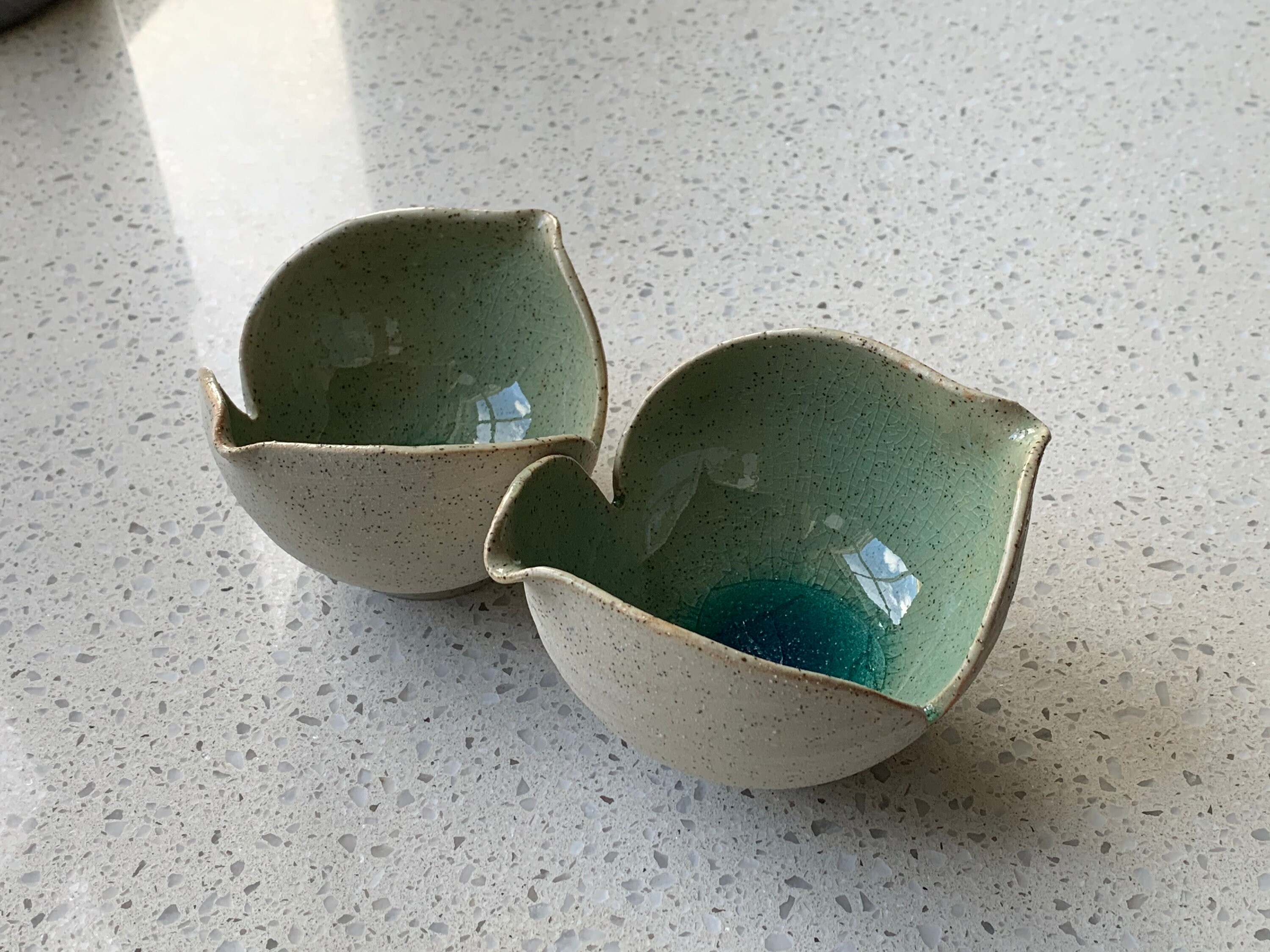 Handmade Ceramic Trinket Dish Floral Etsy