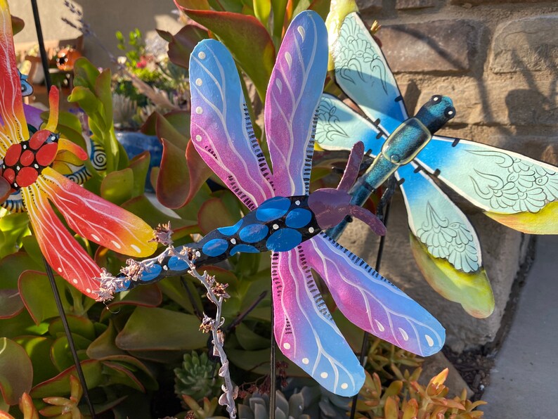 Dragonfly / Home Decor / Yard Art / Garden Art / Dragon Fly Etsy