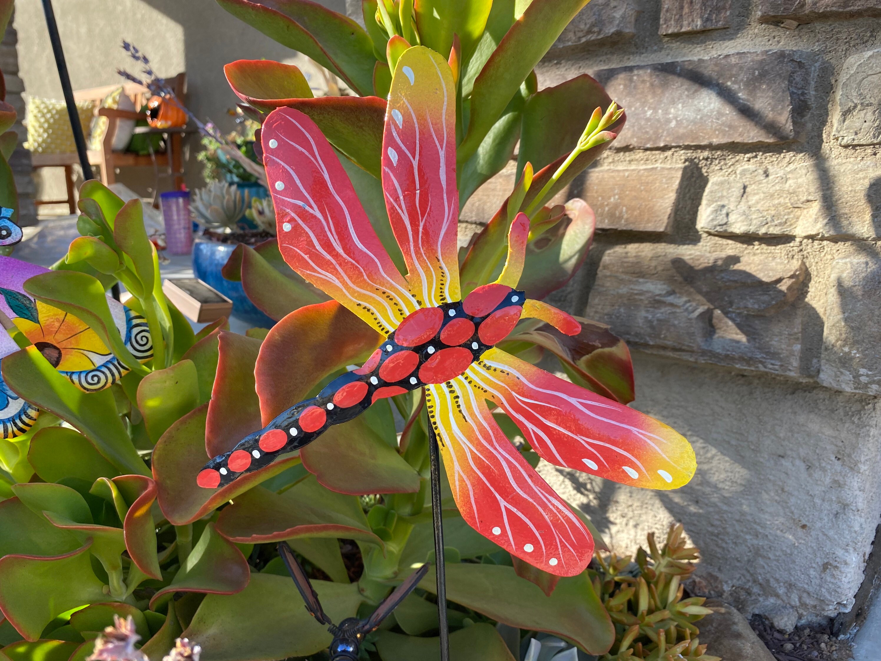 Dragonfly / Home Decor / Yard Art / Garden Art / Dragon Fly Etsy