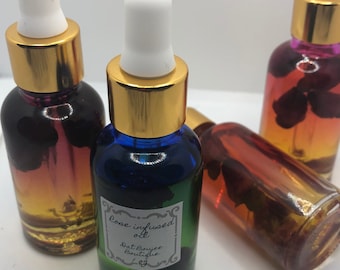 Rose Infused Face Serum, Anti Aging Facial Oil, Vitamin E Enriched Skin Moisturizer, Skin Smoothing Balm, Wrinkle Reducer Natural Skincare