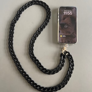 Phone chain/Phone lanyard/Phone strap/Crossbody phone chain/Phone necklace/Phone case lanyard/Phone leash/Mobile phone chain/Gift for her