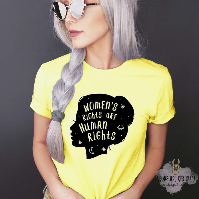 Womens Rights Are Human Rights Pro Choice Shirt Abortion Etsy