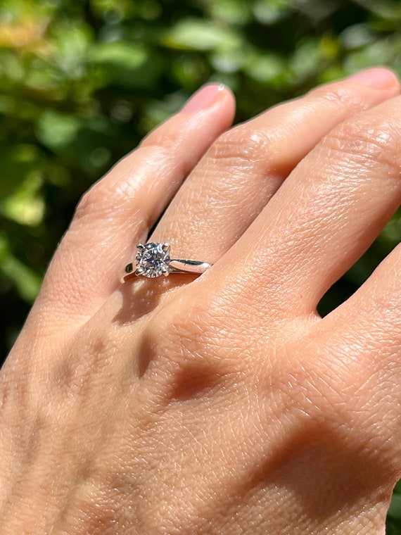 Platinum Diamond Engagement Ring Gem