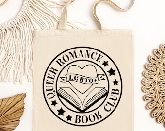 MADE TO ORDER - Queer Romance Book Club Tote Bag