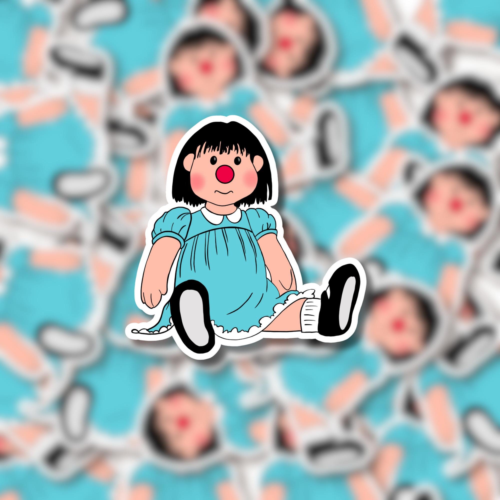 Big Comfy Couch Molly Doll Sticker Water Resistant Stickers