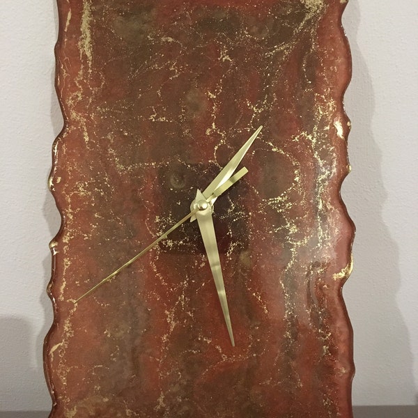 Rectangular Clock Etsy