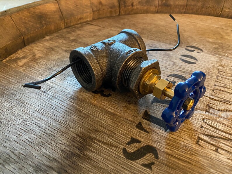 DIY Rotary Lamp Valve Switch STEAMPUNK Blue Handle Etsy