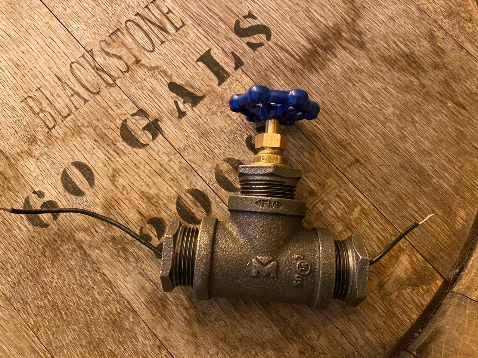 DIY Lamp Valve Rotary Switch With Adapters STEAMPUNK Industrial Vintage