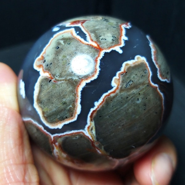 AAA Natural Polished Football Agate Crystal Sphere Ball Healing/Palm Stones ball/Chakra/Reiki/Meditation/Special Gift/Healing crystal