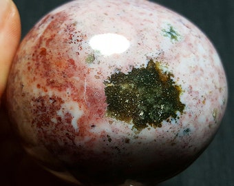 AAA Natural Large Ocean Jasper  Crystal Polished /Palm Stones ball/Chakra/Reiki/Meditation/Special Gift/Healing crystal