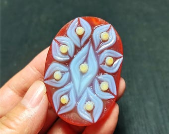 希少な天然ゴビ瑪瑙の目玉石：癒しのエネルギー風水ギフト - Etsy 日本