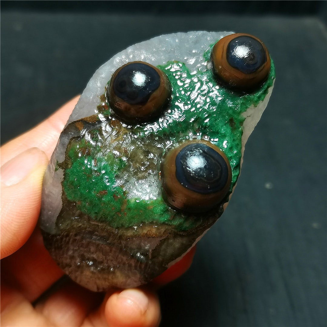 AAAAAA Rare Natural Beautiful Gobi Agate Eyes Agate/stone Madagascar