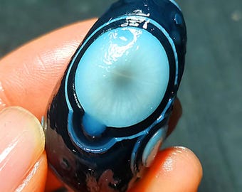 Rare  Gobi Eyes Agate Stone: Natural Madagascar Healing Crystal
