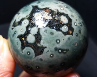 AAA Natural  Ocean Jasper Sphere Ball Crystal Polished /Palm Stones ball/Chakra/Reiki/Meditation/Special Gift/Healing crystal