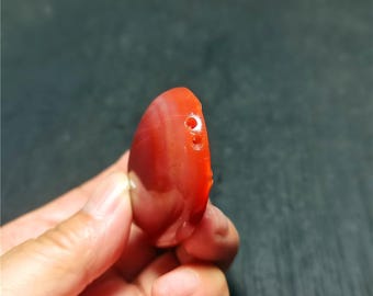 希少な天然ゴビ瑪瑙の目玉石：癒しのエネルギー風水ギフト - Etsy 日本