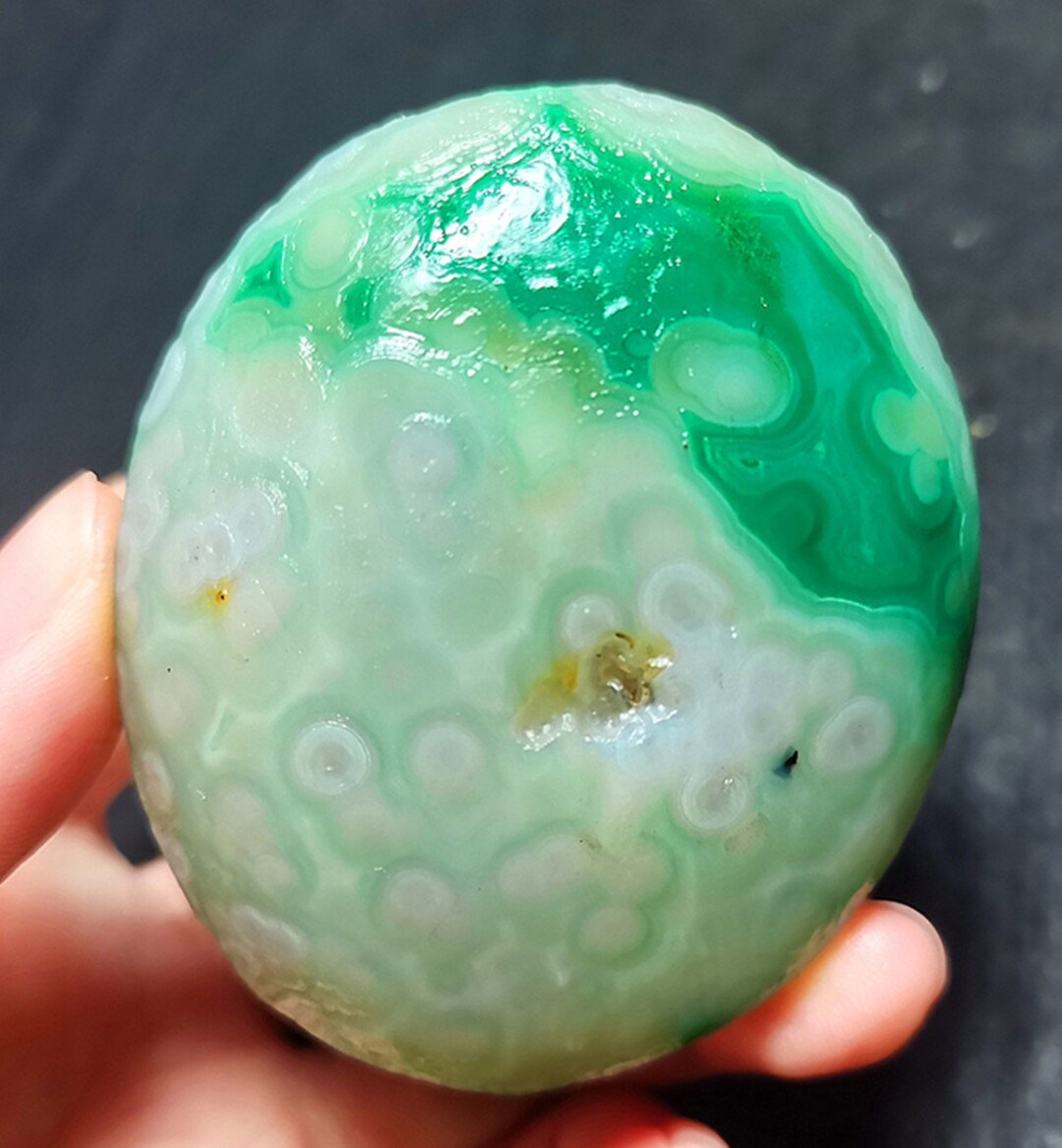 Wow Very Rare Natural Gobi Agate Eyes Agate/stone Madagascar Etsy