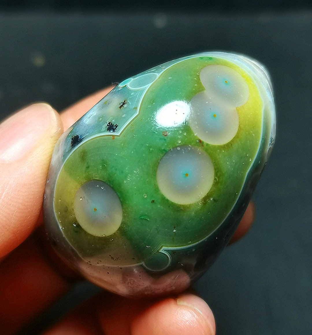 AAA Rare Natural Gobi Agate Eyes Agate/stone Madagascar /healing Agate