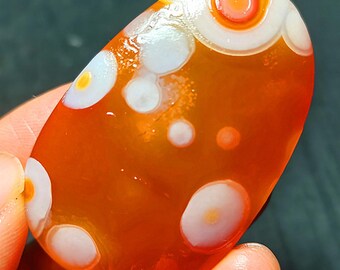 Rare  Gobi Eyes Agate Stone: Natural Madagascar Healing Crystal