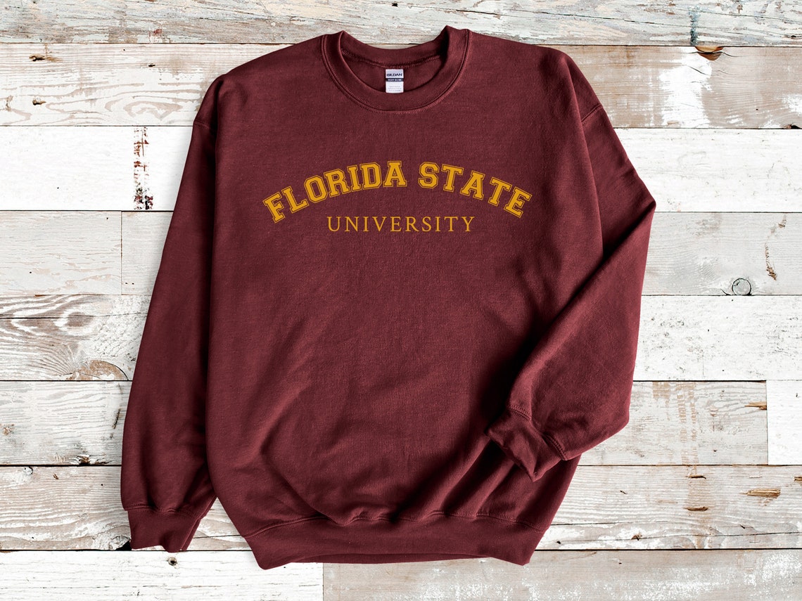 Unisex Florida State University Crewneck Sweatshirt FSU | Etsy