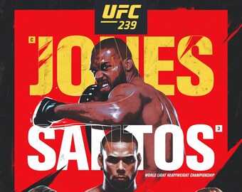 Download Jon Jones Vs Thiago Santos Poster Pics