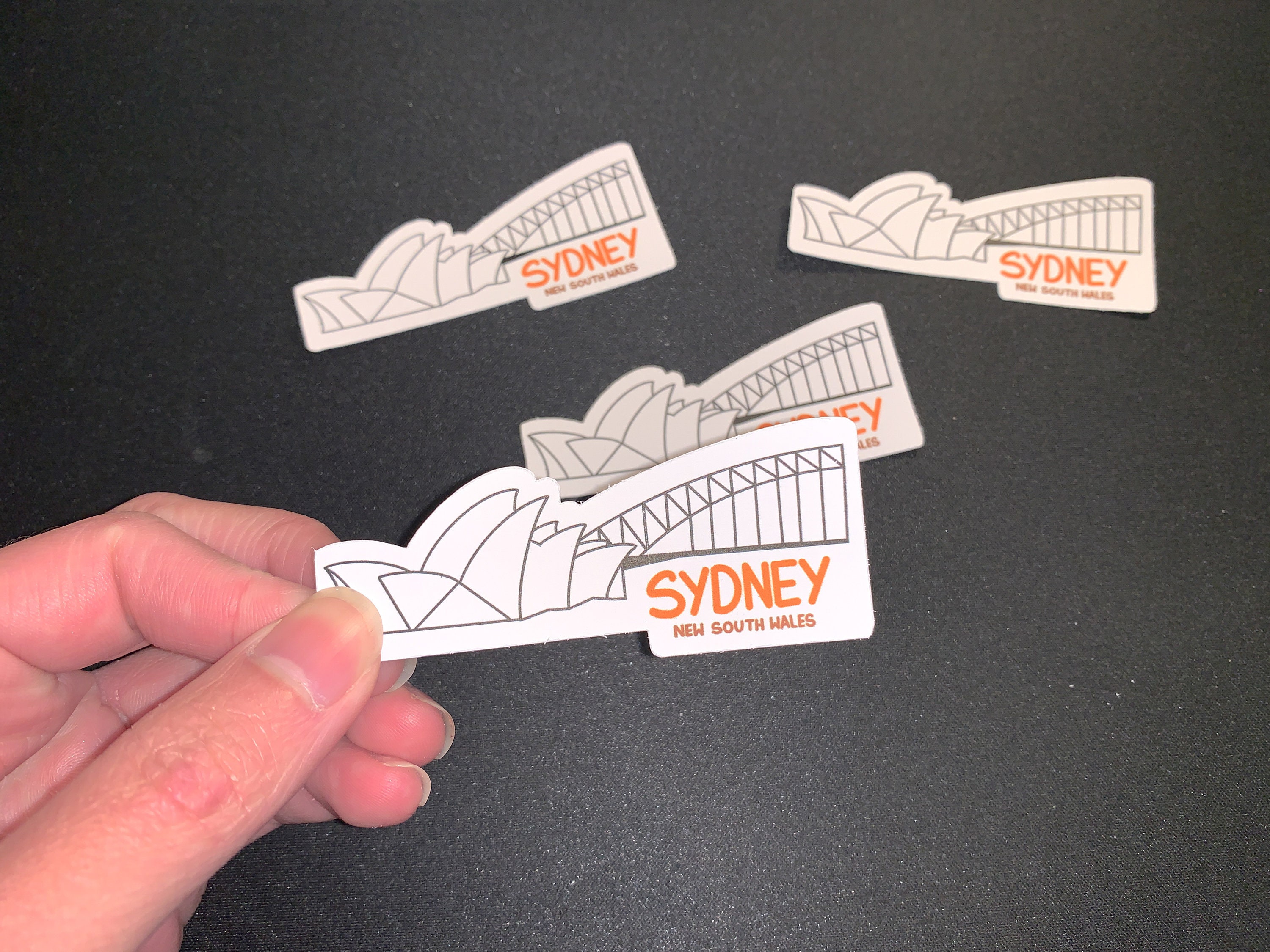 Sydney Skyline sticker collection Australia skyline die cut Etsy