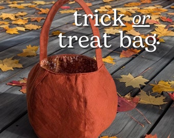 Trick or Treat Bag Sewing Pattern