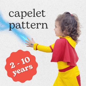 Kids Superhero Cape PDF Sewing Pattern