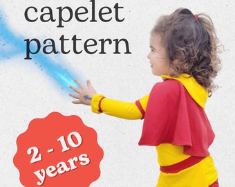 Kids Superhero Cape PDF Sewing Pattern