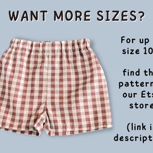 Baby and Toddler Shorts Pattern // Easy Baby Sewing Pattern, DIY patterns and supplies image 2