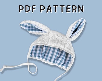 Baby Bonnet Pattern // Bunny Bonnet Pattern | Easy Baby Sewing Patterns