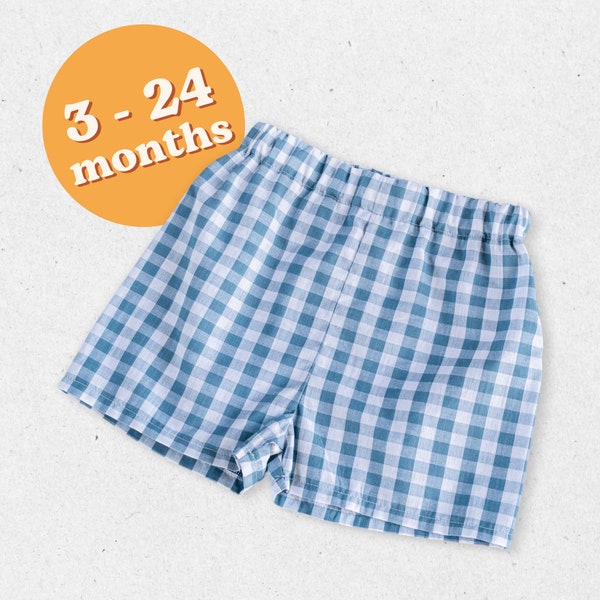 Baby and Toddler Shorts Pattern // Easy Baby Sewing Pattern, DIY patterns and supplies