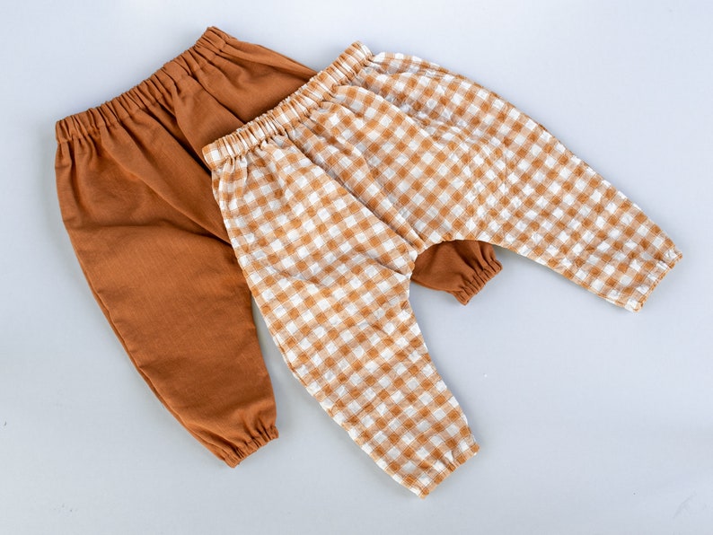 Harem Pants Sewing Pattern // Baby Linen Harem Pants Sewing Etsy
