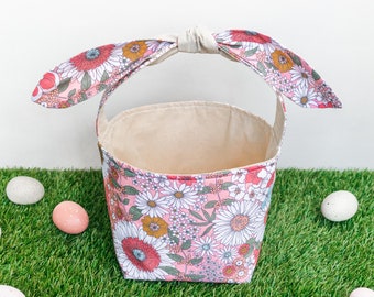 Large Easter Basket Sewing Pattern // Bunny Bag Pattern, Easter Bag Pattern for Egg Hunt