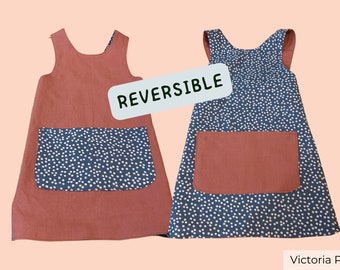 Cute Apron Pattern, How to Make an Apron With Pockets, Toddler and