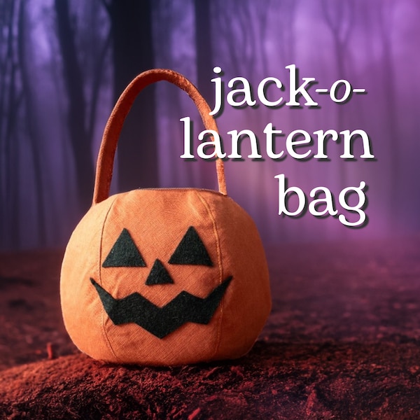 Jack O Lantern Bag Sewing Pattern