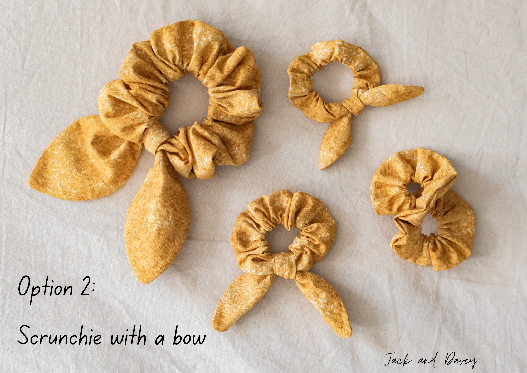 Printable Scrunchie Pattern | Digital Downloadable Hair Scrunchy ...