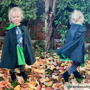 Kids Hooded Cloak PDF Sewing Pattern - Etsy