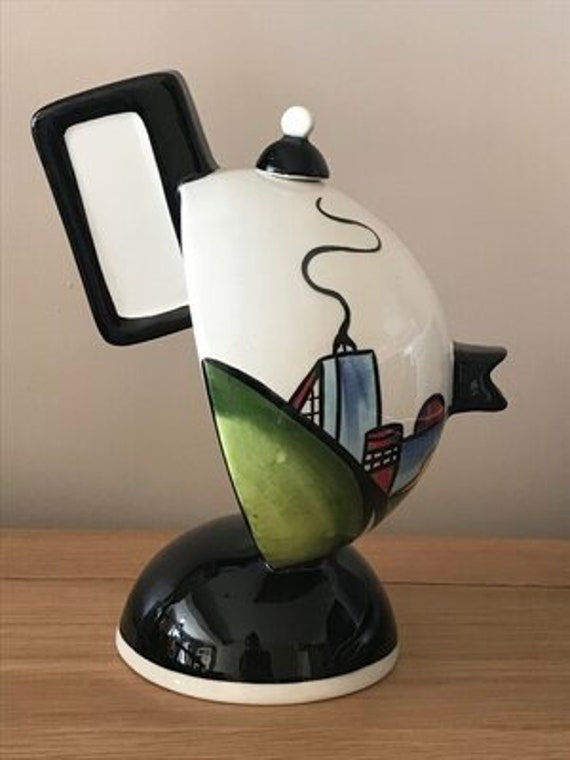 LORNA BAILEY Teapot In The Deco House Pattern Etsy