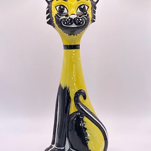 LORNA BAILEY Tall Cat Candlestick