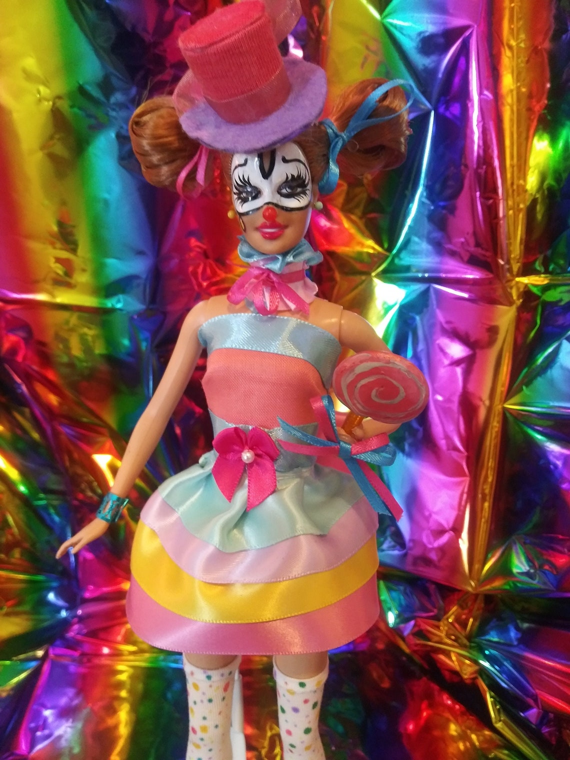 Ring Master OOAK Clown Barbie Remake | Etsy