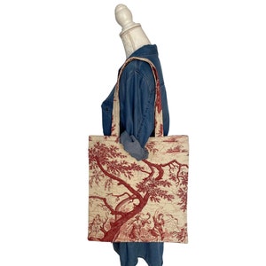 tote bag sac cabas sac fourre-tout toile de jouy