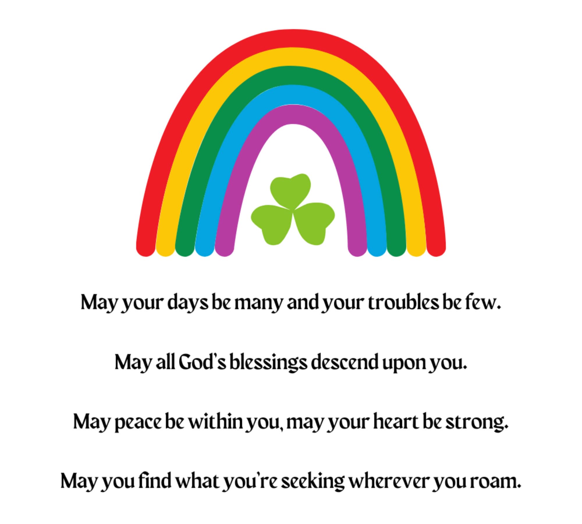 Irish Blessing May Your Days Be Many st Patrick's Day, Irish Gift,irish