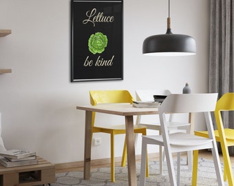 Vegane Druckkunst - süßer digitaler Download druckbar - veganer Küchendruck - vegane Café-Kunst - veganes Dekor - umweltfreundlicher Druck auf Anfrage.