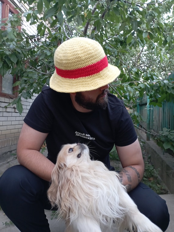 Luffy Straw Hat One Piece Anime Cosplay Replica Monkey D Etsy UK