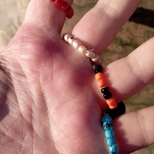 Quiet fidgetring Dermatillomania Trichotillomania Nailbiting Skin picking Discreet Stress relief Special needsgift animelover fan image 5