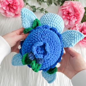 Blueberry Turtle Crochet Pattern - Amigurumi PDF, Fruit Turtles, DIY ...