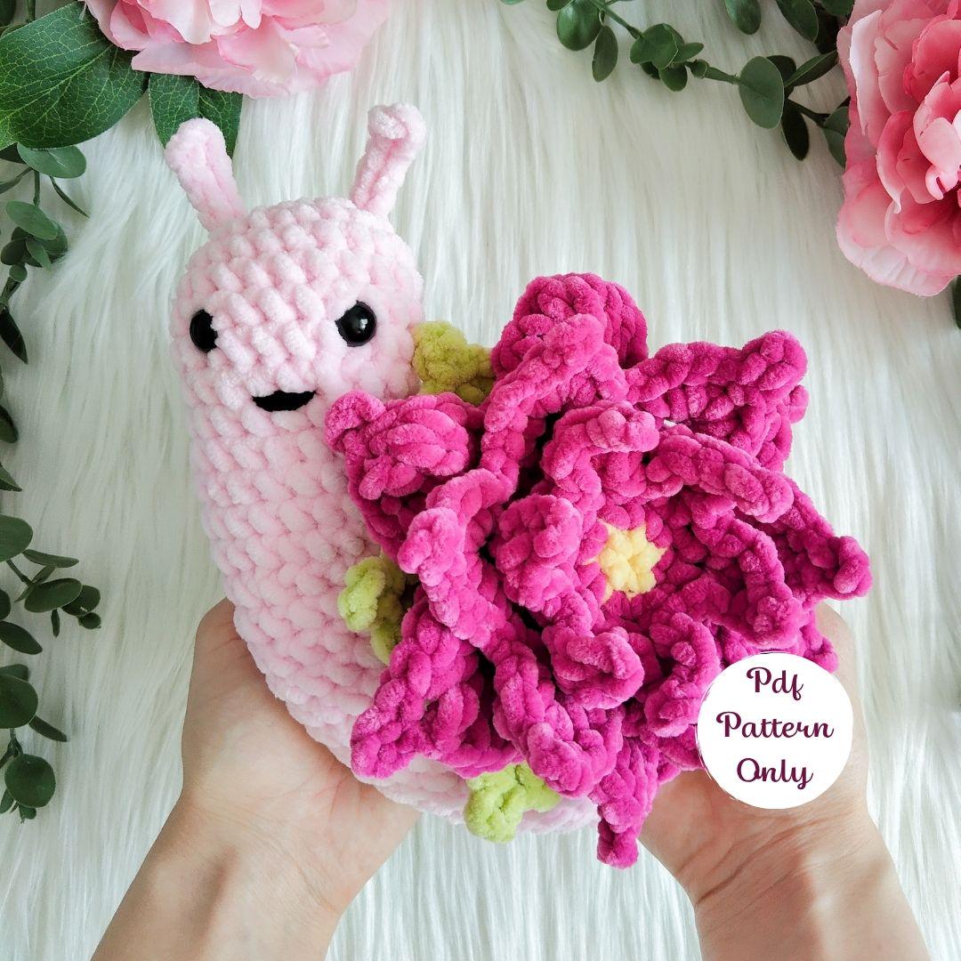 18 Lotus Flower Crochet Patterns for Beautiful Decor, Gifts, and Giftable Makes 14 Lotus Flower Snail Crochet