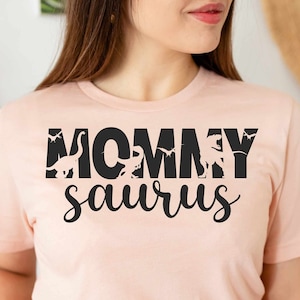 Mamá Saurus Svg, Mamá Dinosaurio Svg, Dinosaurio Svg, Archivos de corte de mamá saurus, Archivo de corte para Cricut y Silhouette
