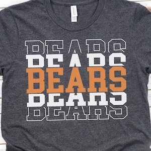 Bears svg, Love Bears svg, Bears Fan svg, arquivo de corte para Cricut e Silhouette